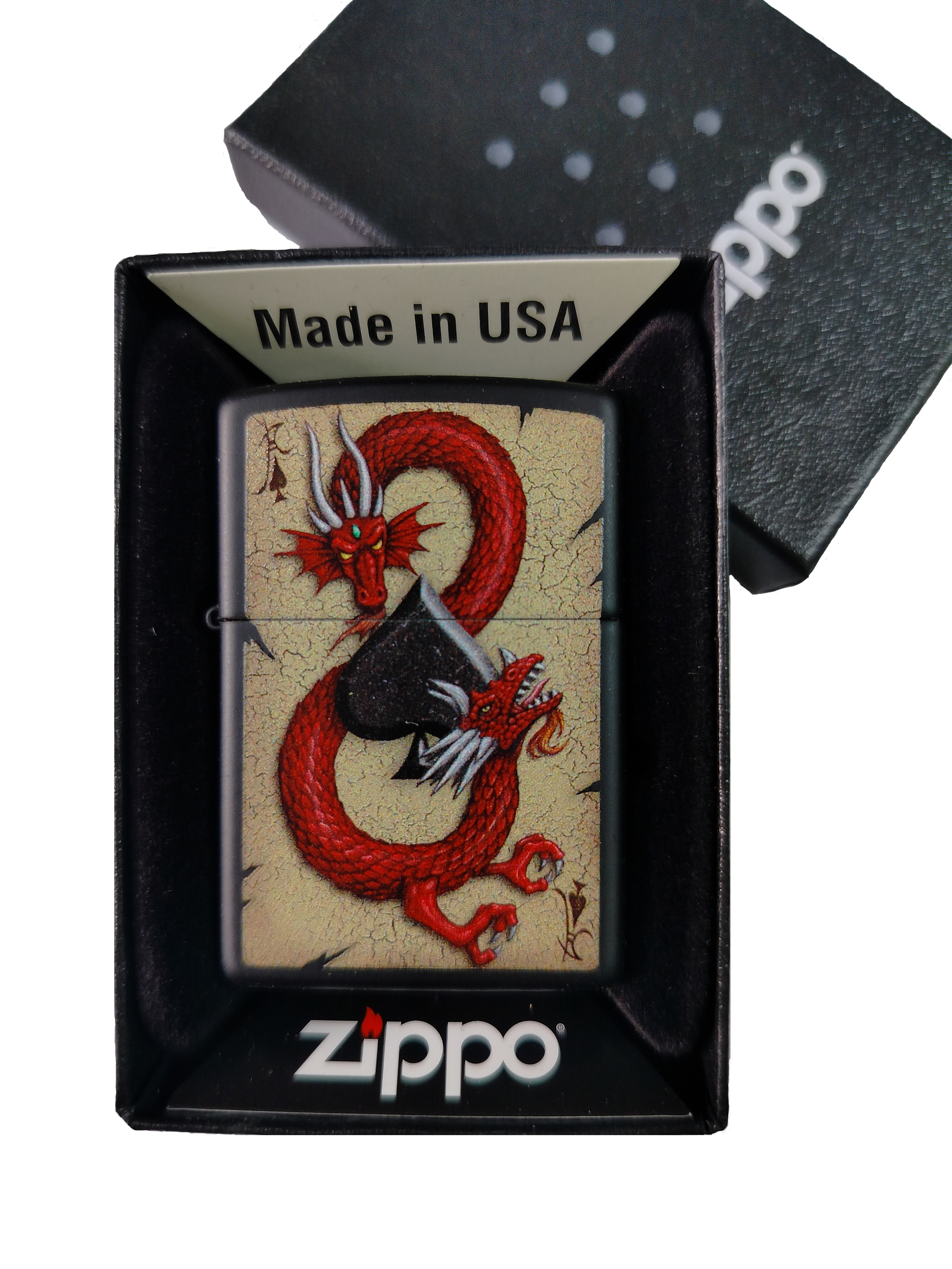  Zippo  Z29840 DRAGON ACE DESIGN