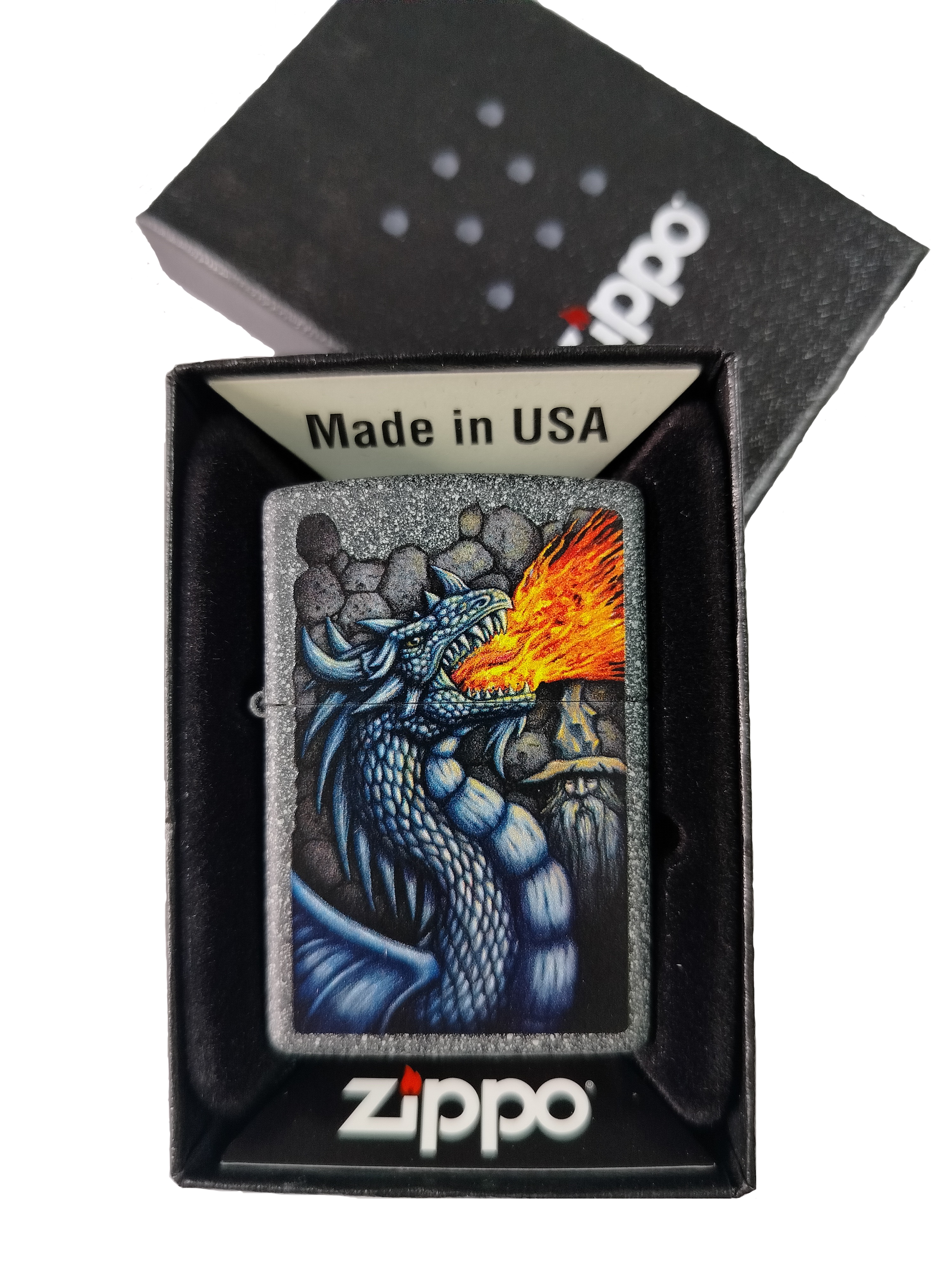  Zippo  Z49776 FIERY DRAGON DESIGN